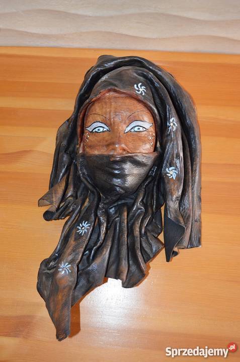 Dekoracja na ścianę oryginalna maska z Warszawa