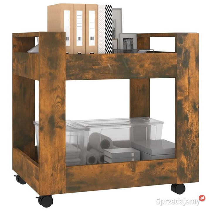 Półka pod biurko przydymiony dąb 60x45x60 mazowieckie Warszawa