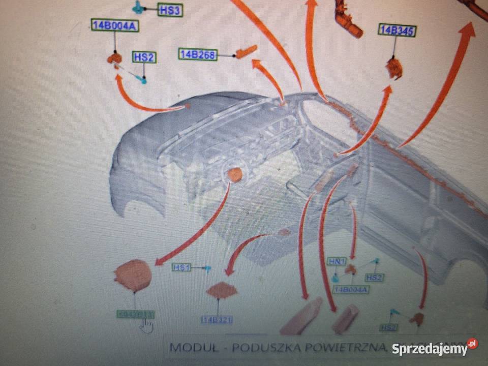 AIRBAG FORD PZ31V042D94AD PZ31V042D95AD 2681274 Pozostałe Radom