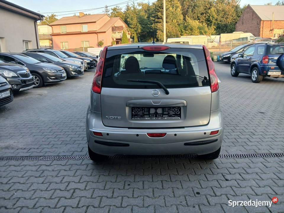Nissan Note 16i klima navi alufelgi czujniki Gryfino