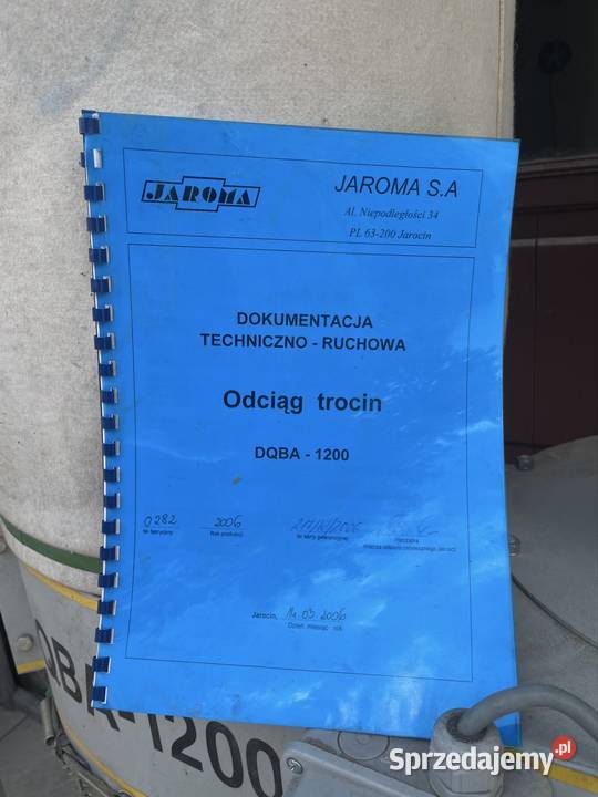 Odciąg trocin Biznes i Przemysł Ostrów Wielkopolski