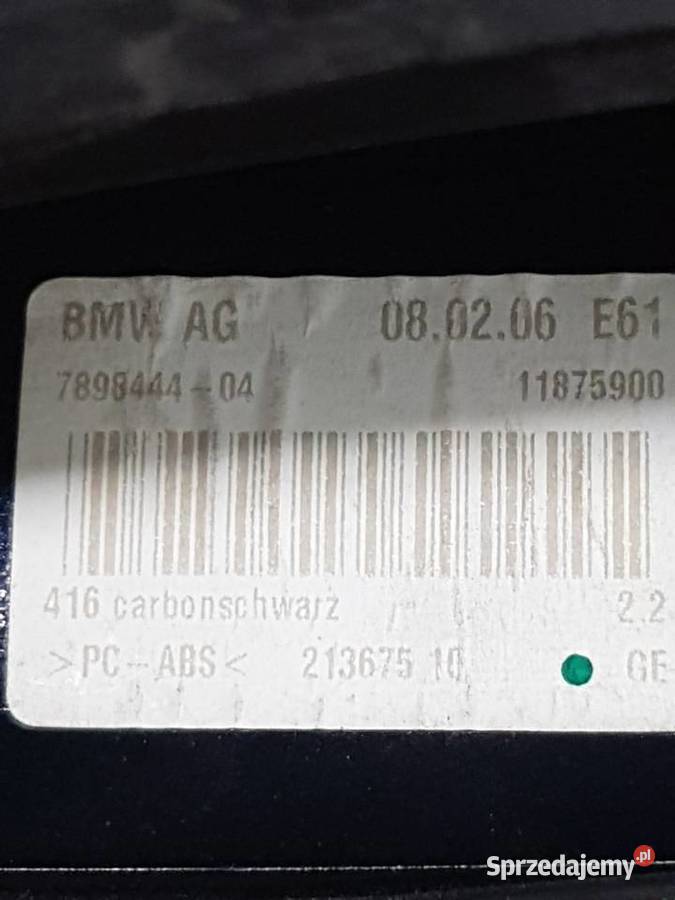 BMW E61 ANTENA PLETWA GPS 7898444 6957345 Rok produkcji 2008 Turek