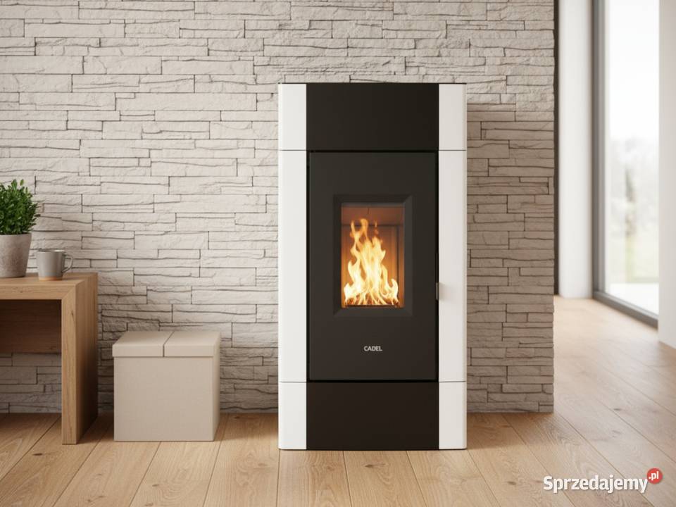 Piec piecyk na pellet nadmuchowy Cadel Cristal Piece wolnostojące dolnośląskie Piersno
