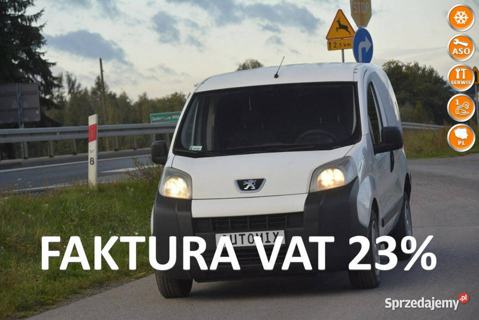 Peugeot Bipper 14 HDI FV23 VAT1 Polski Salon zarejestrowany w Polsce Sędziszów Małopolski