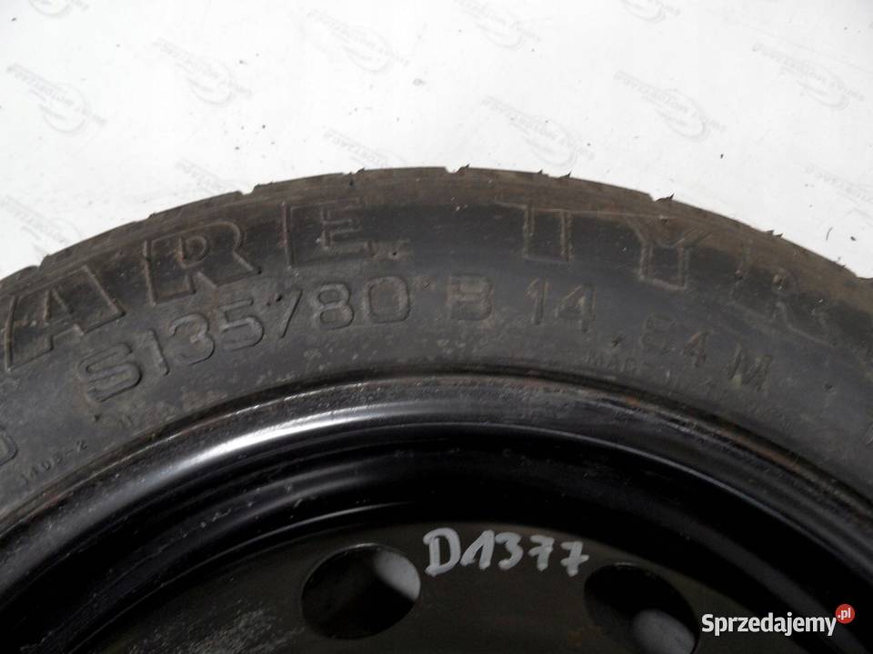 ALFA ROMEO FIAT LANCIA koło dojazdowe 1358014