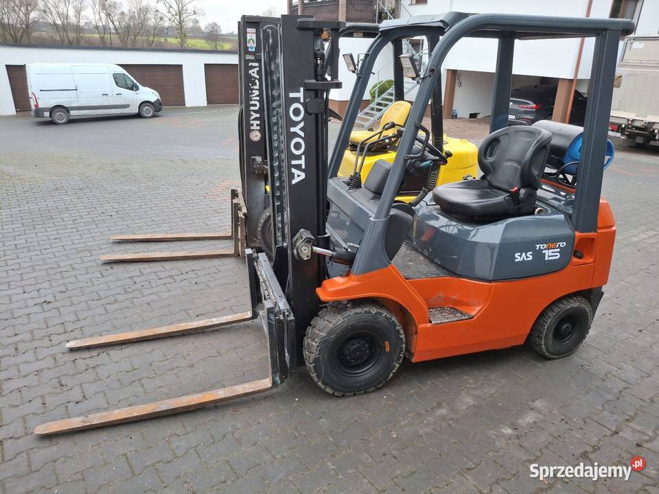 Wozek widłowy toyota hyundai triplex wielkopolskie Pyzdry