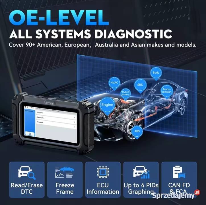 XTOOL D6S Skaner Samochodowy Diagnostyka Wrocław