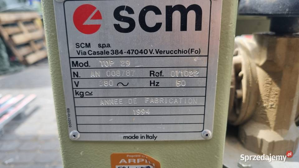 Wiertarka wielowrzecionowa SCM TOP 29 Karsin sprzedam