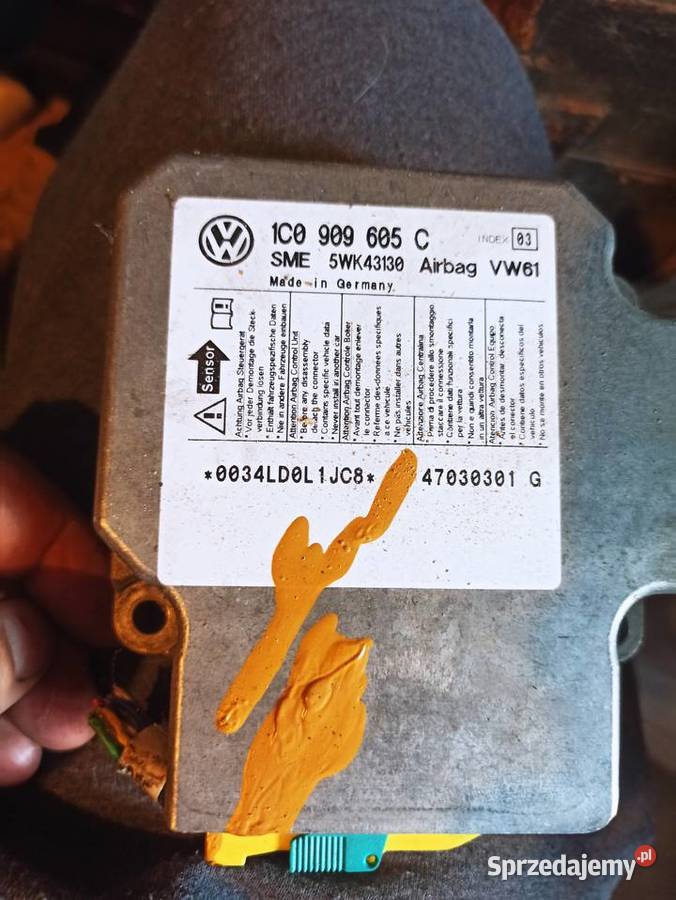 VW PASSAT B5 FL SENSOR PODUSZEK 1C0909605C
