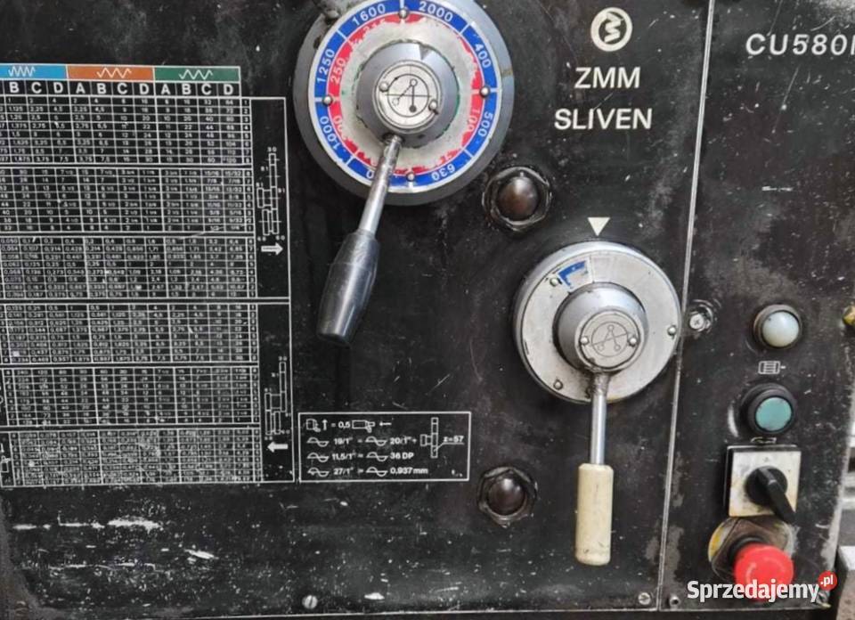 Tokarka TOS Sn 40 x 1000 Iż Martin Taifun Cu 580 Maków Podhalański