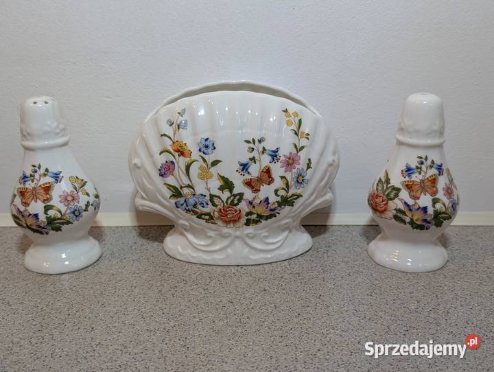 ZESTAW NA STÓŁ Porcelana Aynsley Cottage Garden wielkopolskie Piła sprzedam