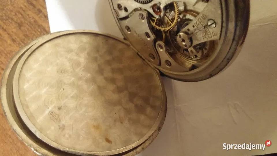 Zegarek kieszonkowy z Dewizką ANCRE podkarpackie Brzóza Stadnicka
