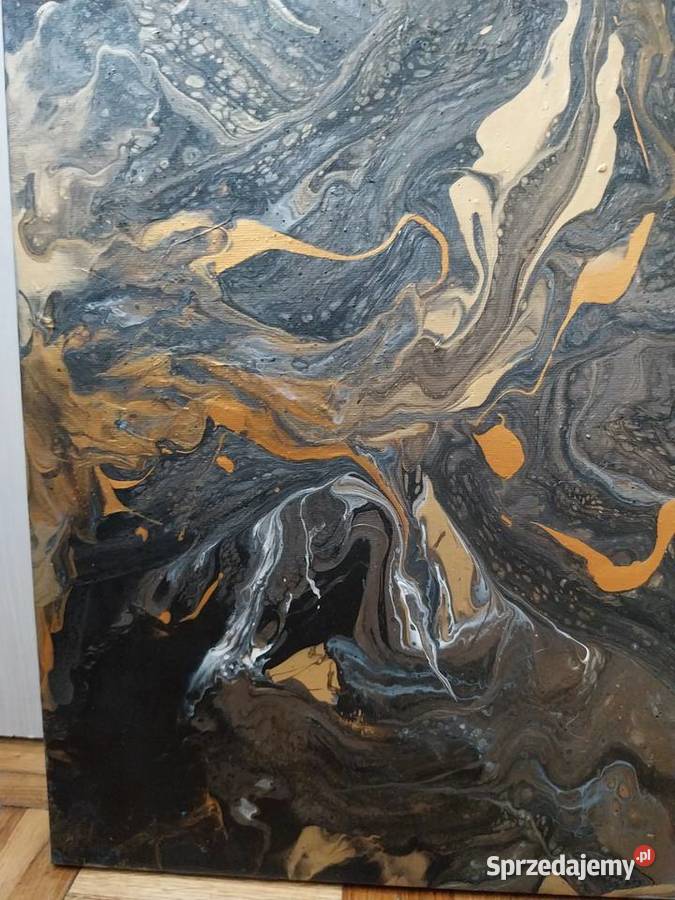 Bezdroża Otchłani własnoręcznie malowany obraz wielokolorowy Ciechanów