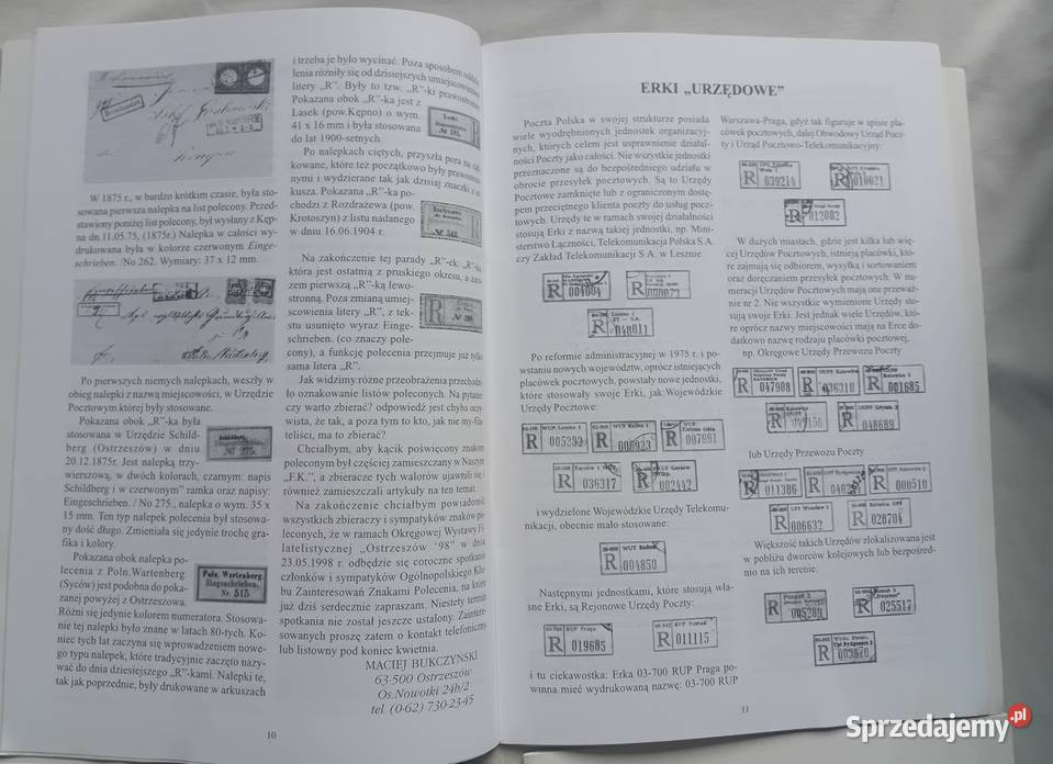 Kwartalnik Filatelista Kaliski rocznik 1998 2 x Pozostałe