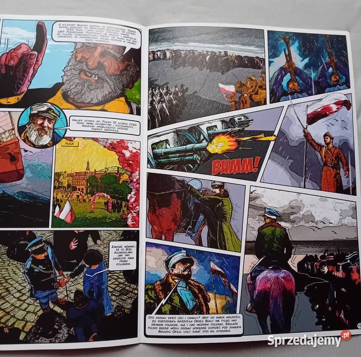 Komiks Pierścień generała Hallera Juliusz Woźny Polskie