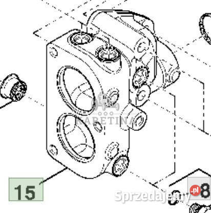 John Deere 6068HLA73 6920 6920S Obudowa Jastrzębniki