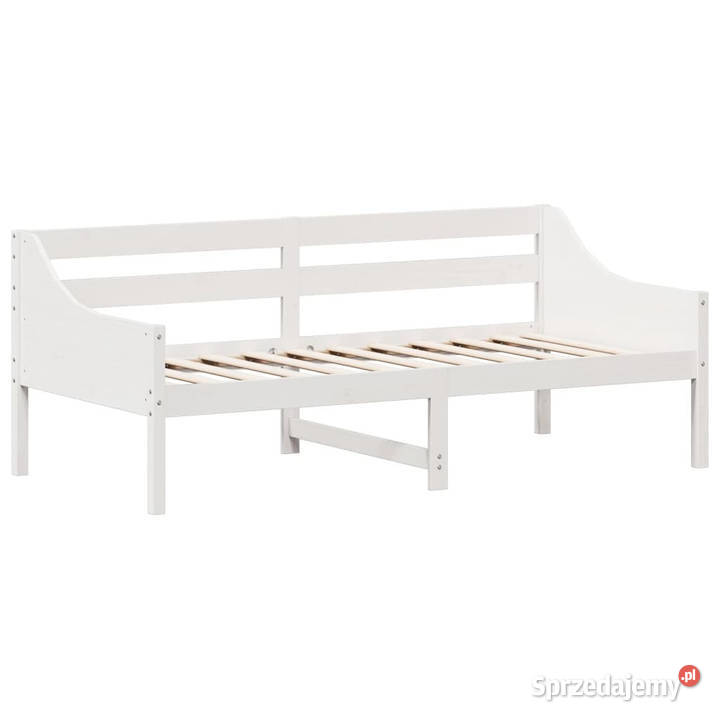 Łóżko dzienne białe lite drewno sosnowe 75x190 195cm Warszawa
