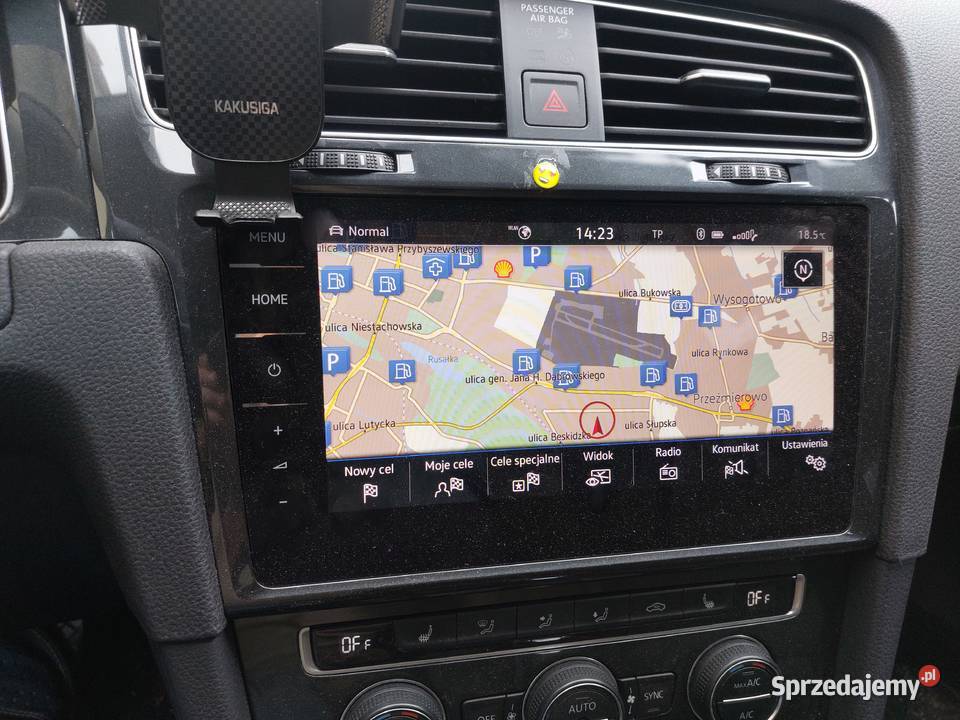 E GOLF VII bogate wyposażenie garażowany Poznań