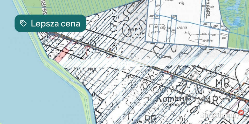 Unikatowa działka w Dolinie Tyśmienicy 3816m asfalt