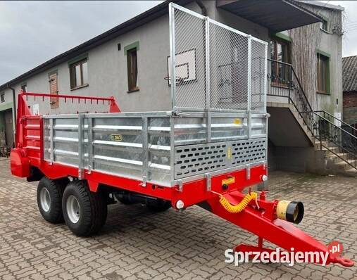 Rozrzutnik obornika 8t tandem dwuosiowy podlaskie Łomża