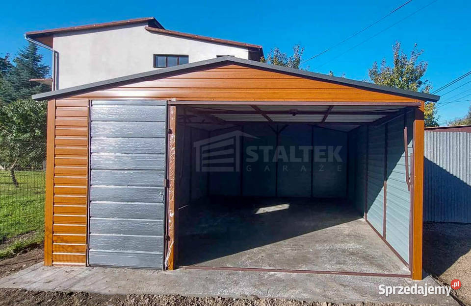 Garaż blaszany 5x5 Brama drzwi okno Dach ST118 Rybnik