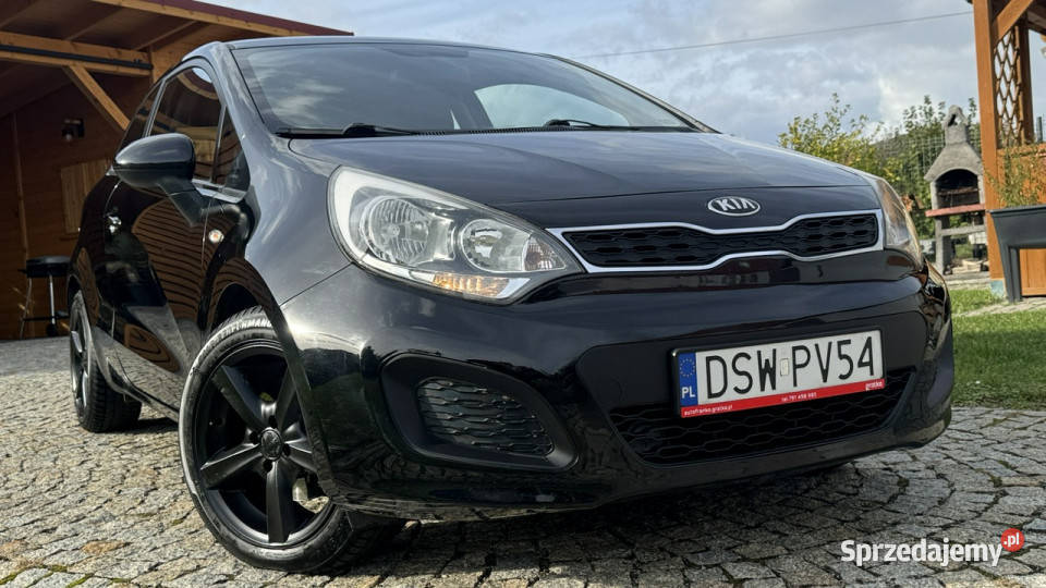 Kia Rio 14 Benz 109 Zarejestrowany Serwisowany immobilizer Strzegom