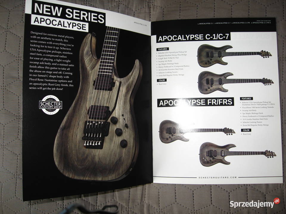 Schecter Guitar Research For 2017 katalog gitar Kępice