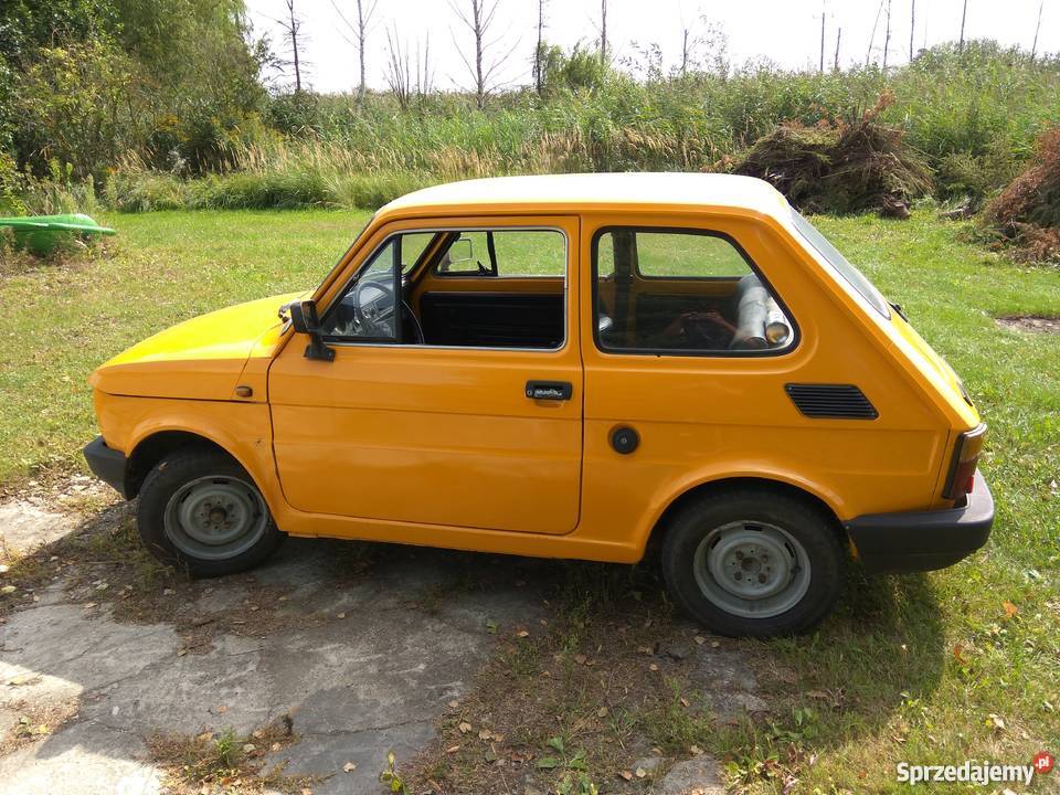 Fiat 126p STFL uszkodzony silnik ładna karoseria lubelskie Nowy Krępiec
