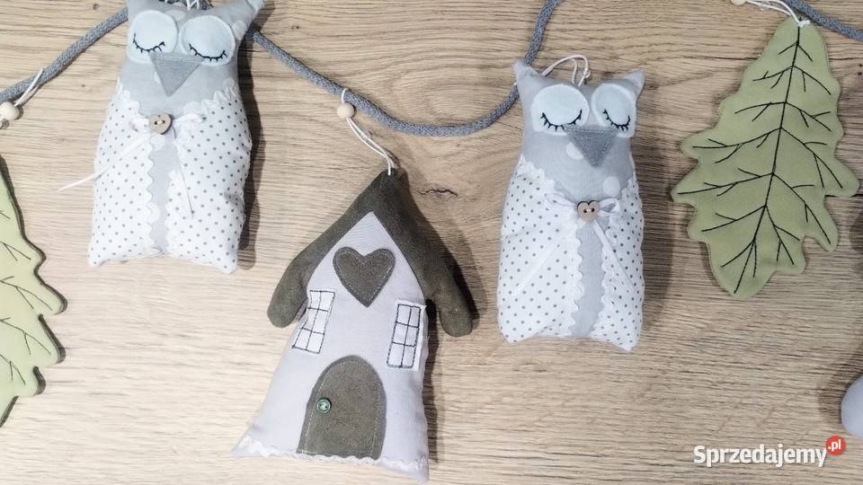 Girlanda jesienna dekoracja do salonu handmade Rybnik