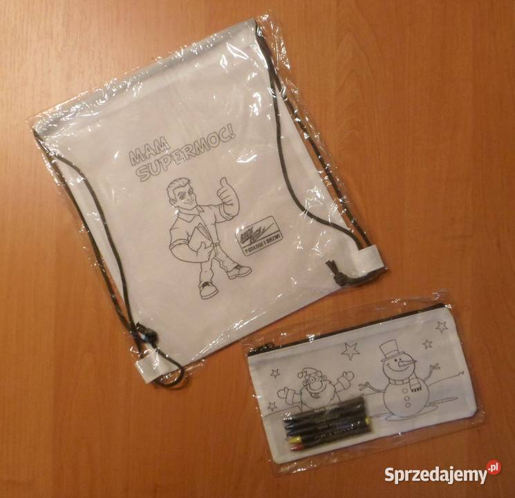 Zestaw do malowania worek piórnik i kredki Ciechocinek