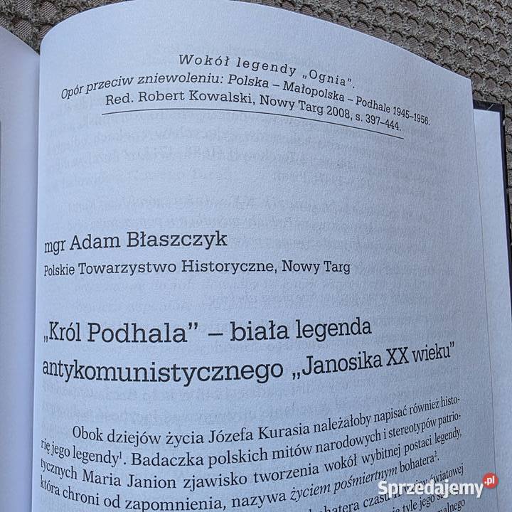 Wokół legendy Ognia Opór przeciw zniewoleniu małopolskie Kraków