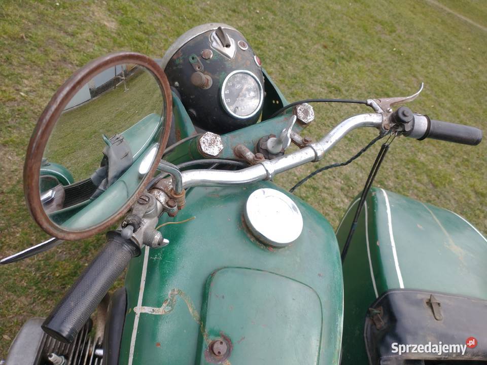 Ural M61 z 1961 roku z dokumentami lubelskie Nowy Folwark