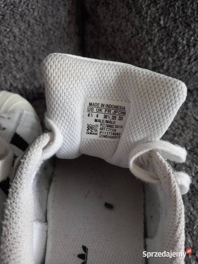 Buty adidas superstar białe sneakersy 36 23 225 wielkopolskie Chodzież
