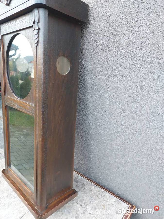 Szafka witrynka z obudowy starego zegara mocna Antyki pomorskie Tczew