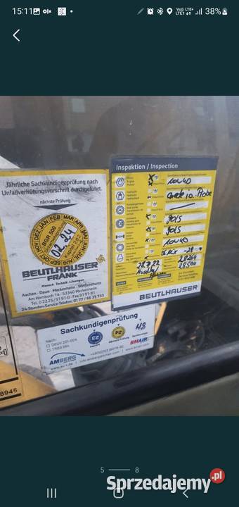 Koparka przeładunkowa liebherr A 904 C pomorskie Czersk