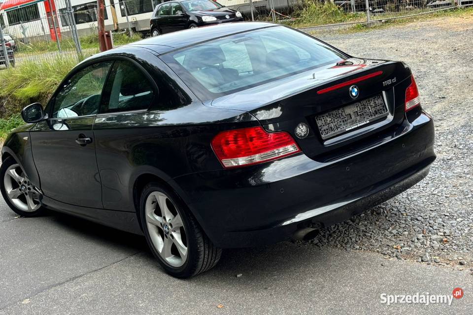 BMW 1 E82 COUPE 118d Bezwypadkowa 6bieg TV 0927 śląskie Katowice