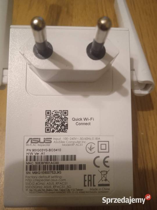 Asus RPAC51 Wzmacniacz sygnału wifi Kielce sprzedam