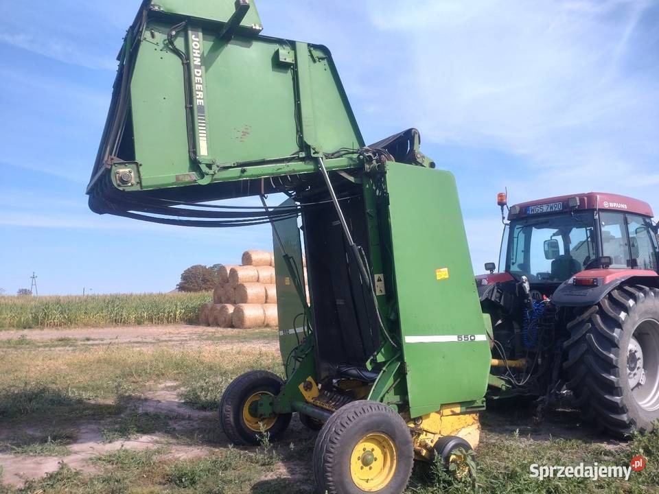 Prasa John Deere 550 siatka Rolujące (belujące) mazowieckie Wola Pacyńska sprzedam