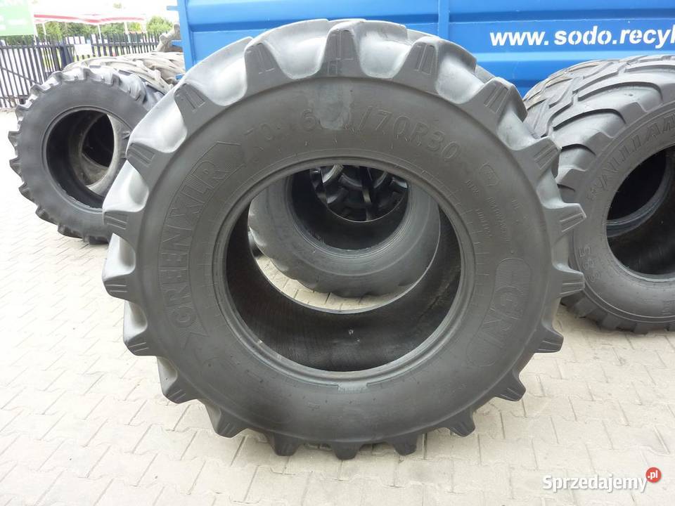 Opona używana rolnicza 60070R30 GRI GREEN XLR70 Zaścianki