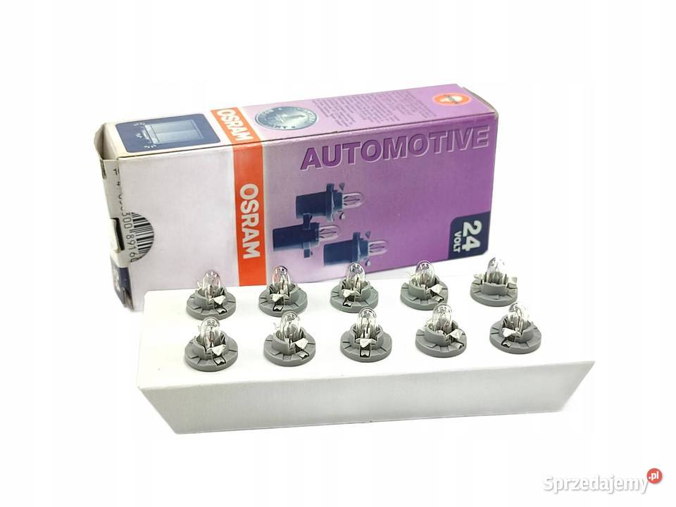 ŻARÓWKA KOMPLET 10 OSRAM 24V 12W B85D 2741MF osobowe Żarówki samochodowe sprzedam