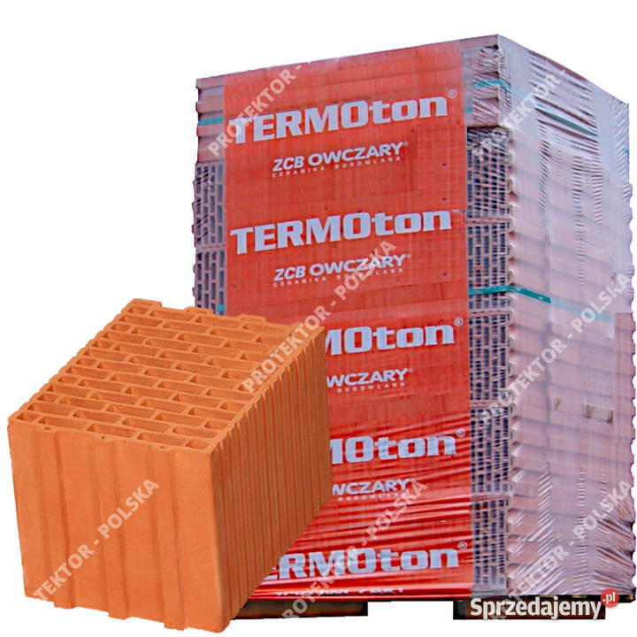 Termoton 25 Owczary kratówka cegła ceramiczna Wrocław