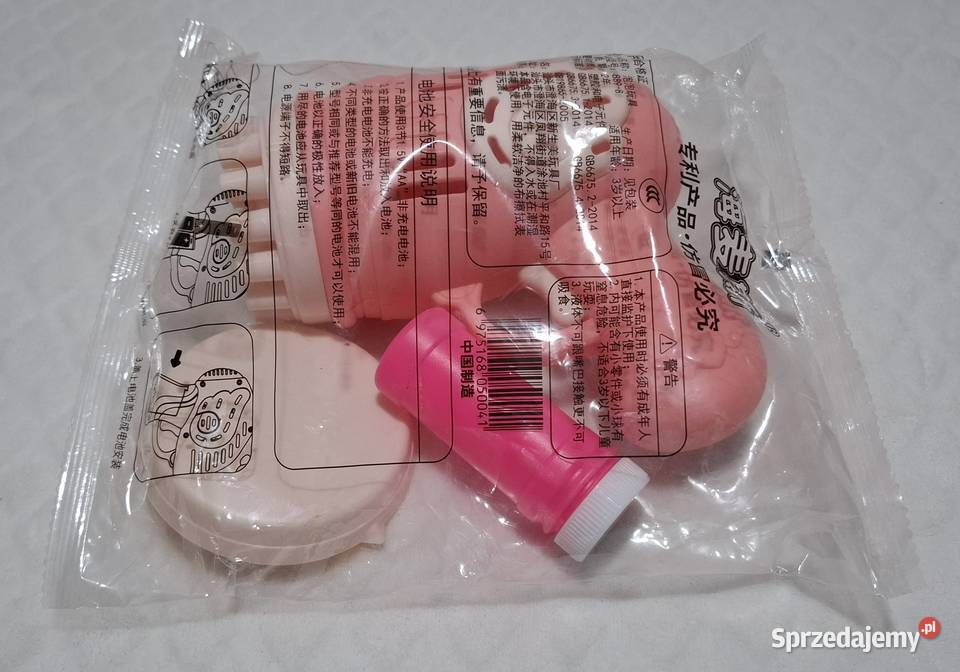 Pistolet do baniek mydlanych bubble gun śląskie Czeladź