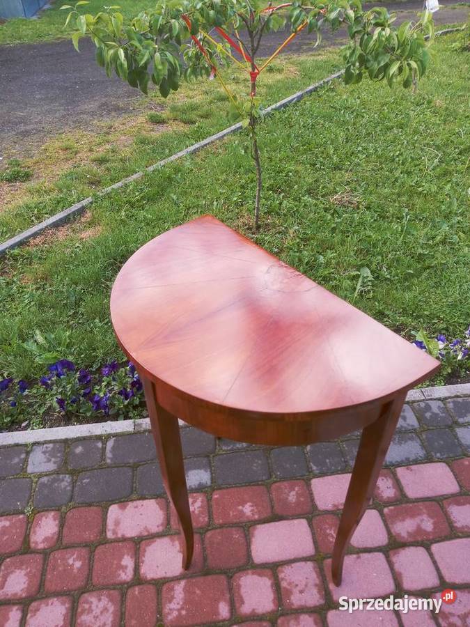 Stolik konsola w stylu Biedermeier czereśnia Proboszczów sprzedam