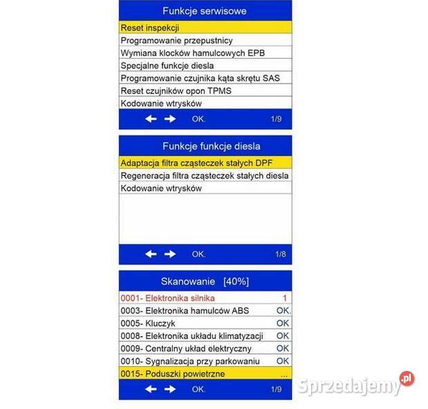 AUTOPHIX 9710 Tester diagnostyczny Kolorowy Gorzów Wielkopolski