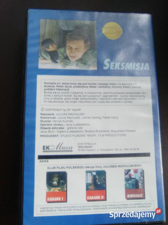 Seksmisja kaseta VHS wielkopolskie Poznań