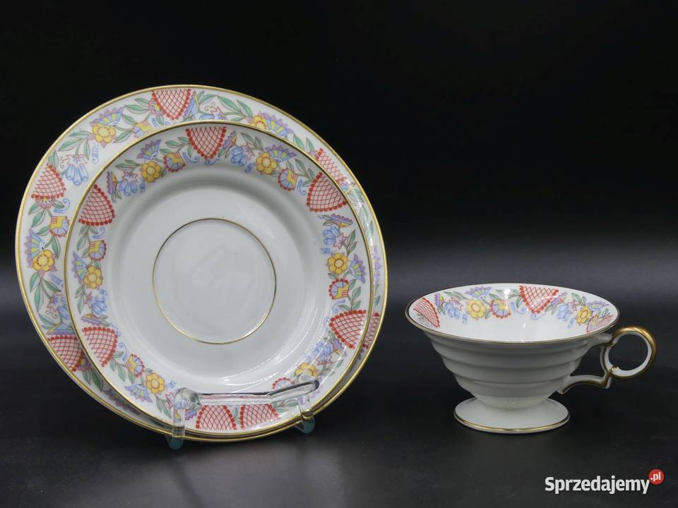 Urokliwe trio Hutschenreuther 1928 43 piękne Poznań