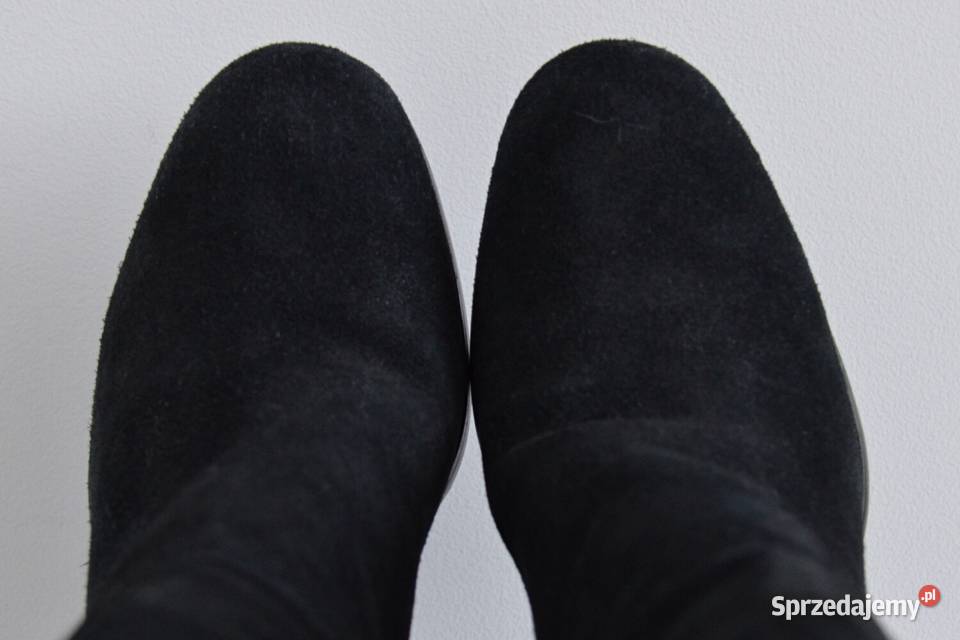 NIEBANALNIE zamszowe kozaki Sam Edelman Victoria Kozaki Białystok