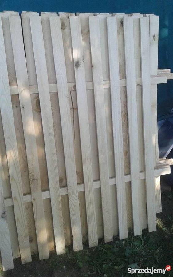 Prosty Płot sztachetowy drewno Bydgoszcz sprzedam