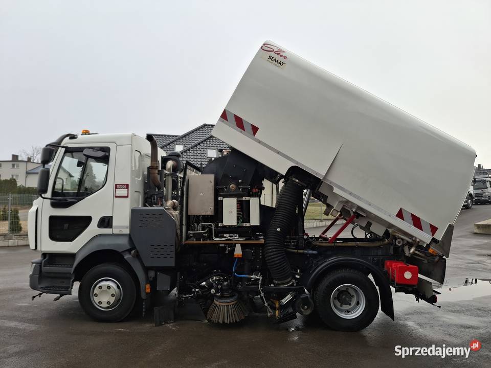 Renault D12 Midlum Zamiatarka SEMAT Zoeller FAUN kontrola trakcji Sierakowice