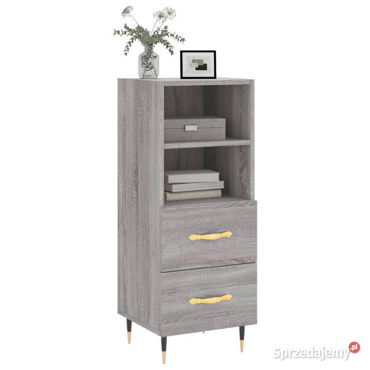 Szafka szary dąb sonoma 345x34x90 materiał Warszawa